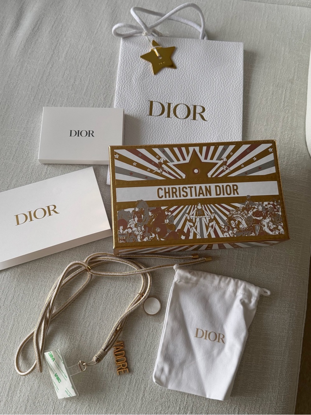 Dior Limited Edition Gift Box Packaging Set J’Adore Charm